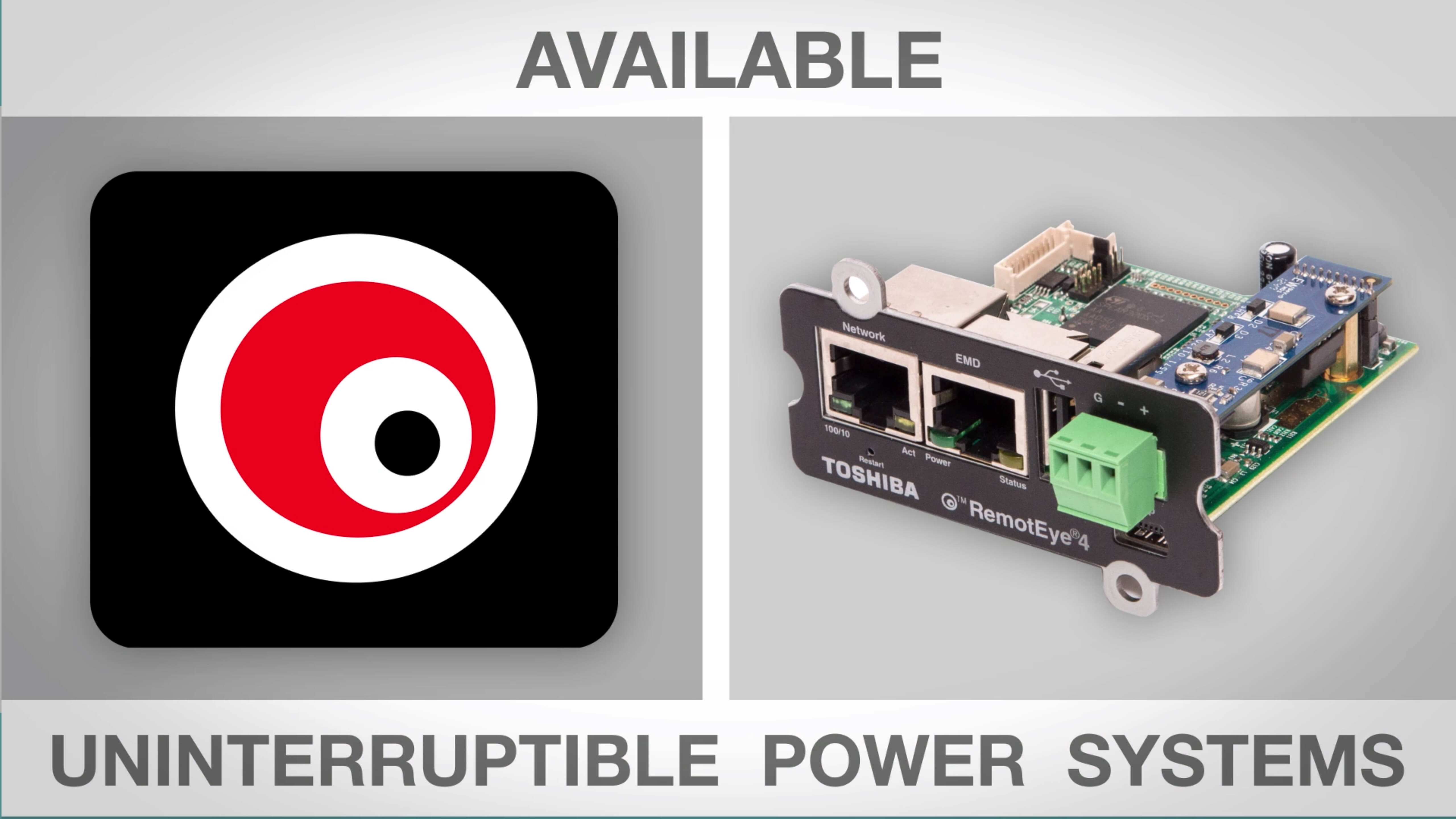 Toshiba RemoEye 4 UPS Monitoring