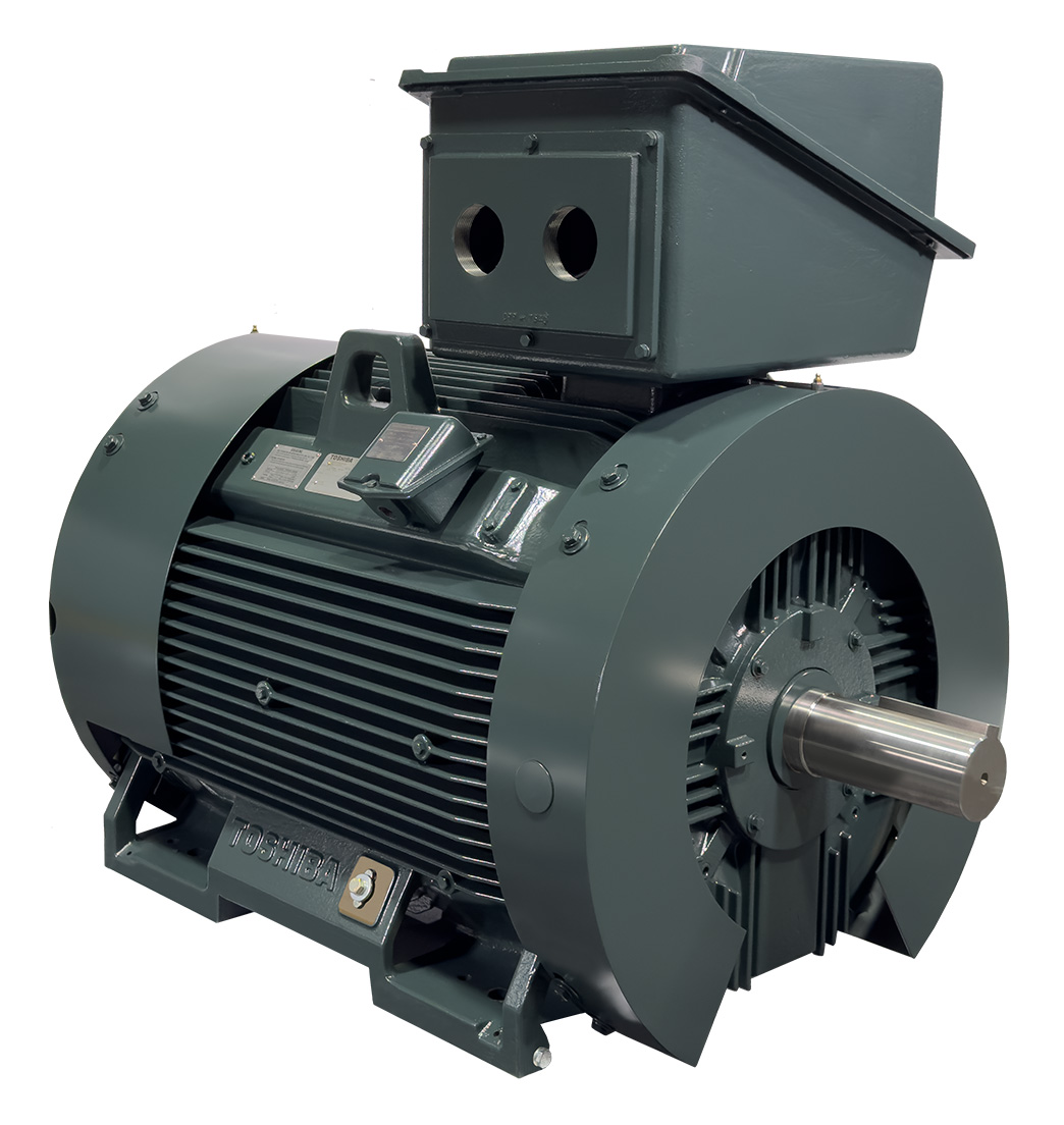 Toshiba High Torque 587 Frame TEFC Top-Mount Motor